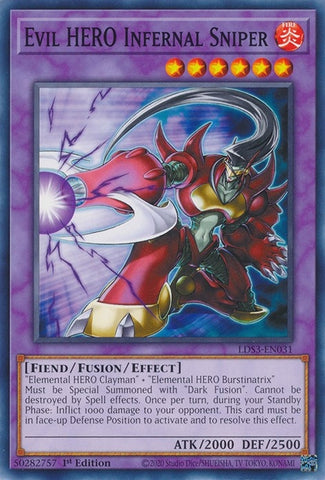 Evil HERO Infernal Sniper (LDS3-EN031) [LDS3]