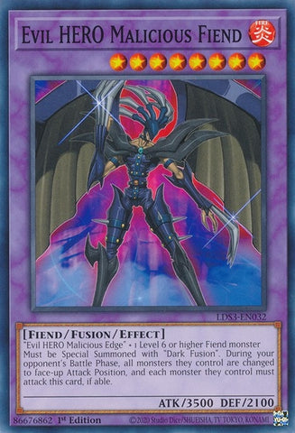 Evil HERO Malicious Fiend (LDS3-EN032) [LDS3]
