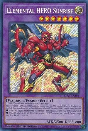 Elemental HERO Sunrise (LDS3-EN104) [LDS3]