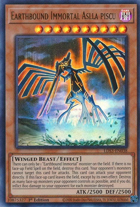 Earthbound Immortal Aslla Piscu (LDS3-EN038) [LDS3]