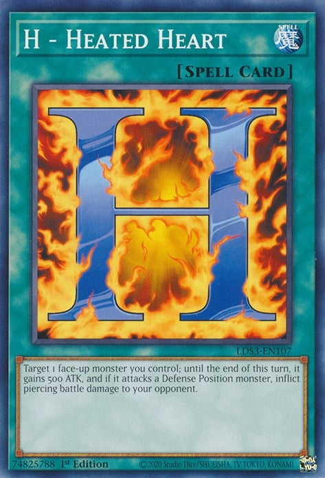 H Heated Heart (LDS3-EN107) [LDS3]