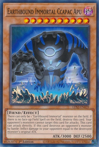 Earthbound Immortal Ccapac Apu (LDS3-EN039) [LDS3]