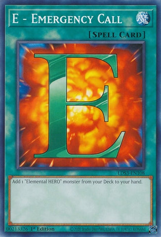 E Emergency Call (LDS3-EN108) [LDS3]