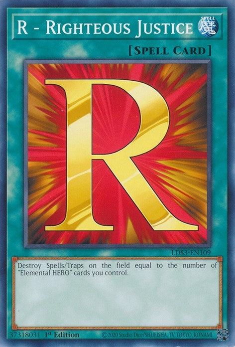 R Righteous Justice (LDS3-EN109) [LDS3]