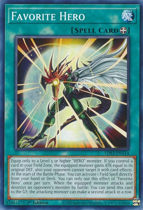 Favorite Hero (LDS3-EN114) [LDS3]
