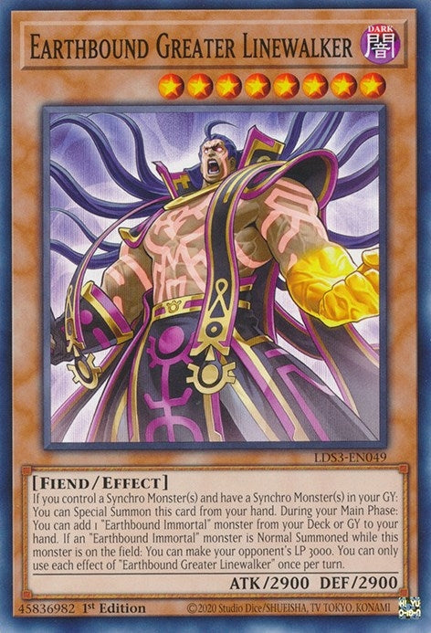 Earthbound Greater Linewalker (LDS3-EN049) [LDS3]