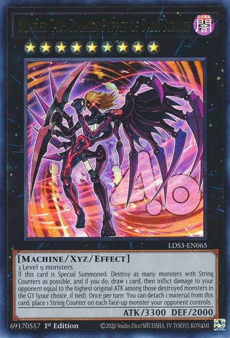 Number C40 Gimmick Puppet of Dark Strings (LDS3-EN065) [LDS3]
