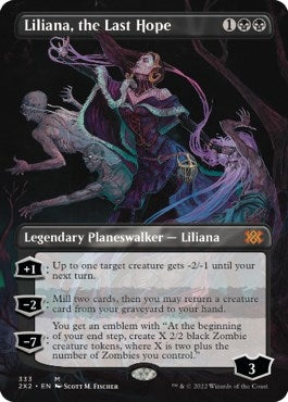 Liliana the Last Hope Borderless (333) [2X2]