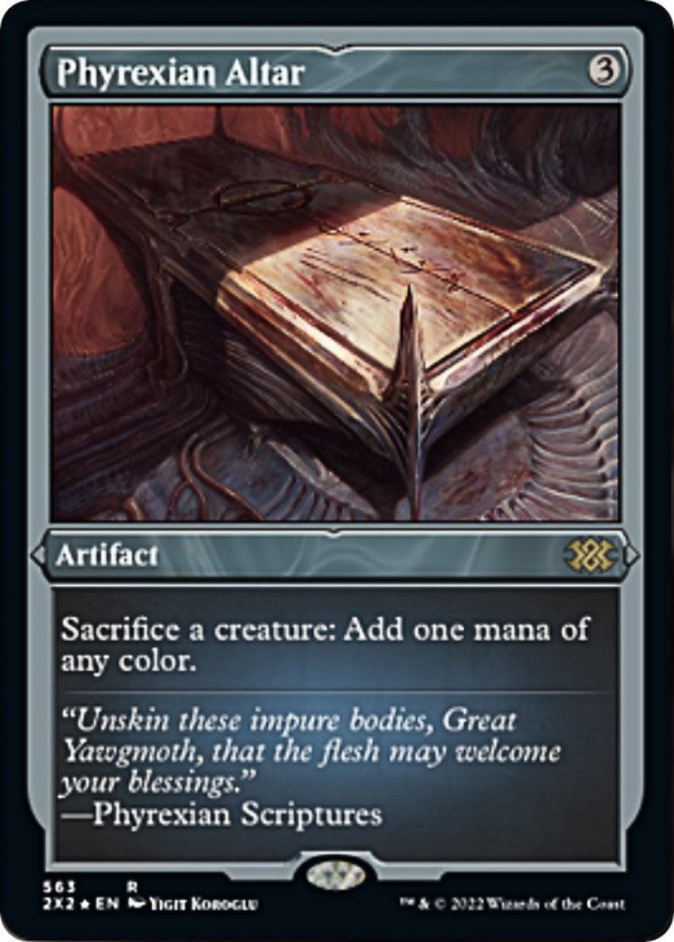Phyrexian Altar Foil Etched (563) [2X2]