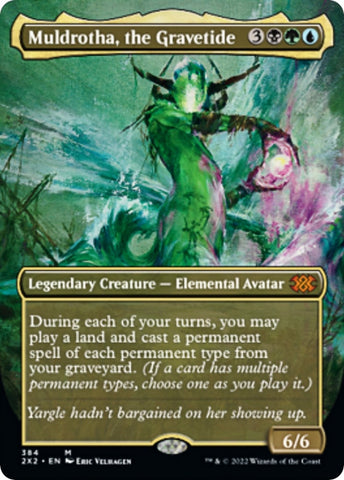 Muldrotha the Gravetide Borderless (384) [2X2]