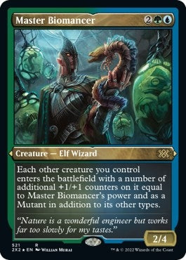 Master Biomancer (Foil Etched) [Double Masters 2022]