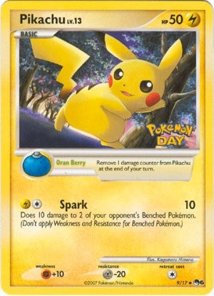 Pikachu Pokemon Day Stamped (009/017) [POP]