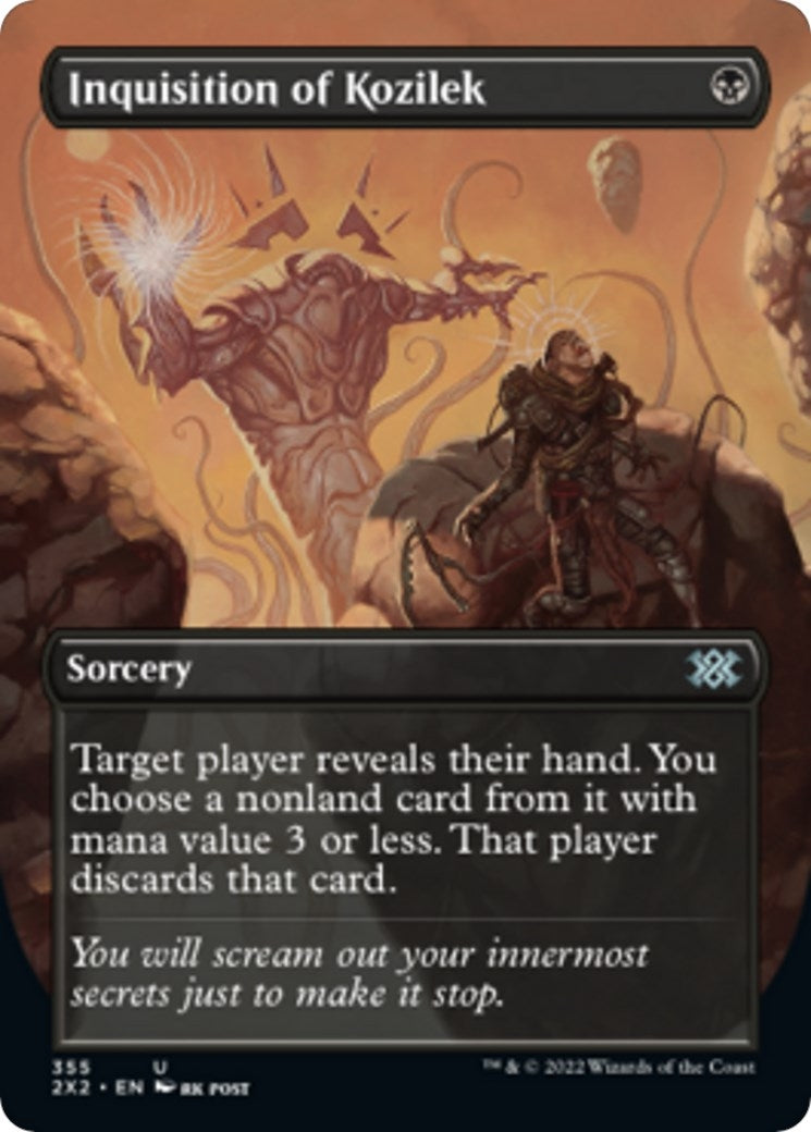 Inquisition of Kozilek Borderless (355) [2X2]