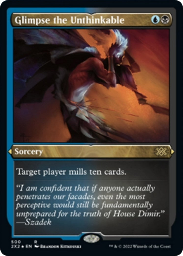 Glimpse the Unthinkable Foil Etched (500) [2X2]