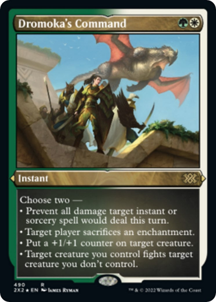Dromokas Command Foil Etched (490) [2X2]