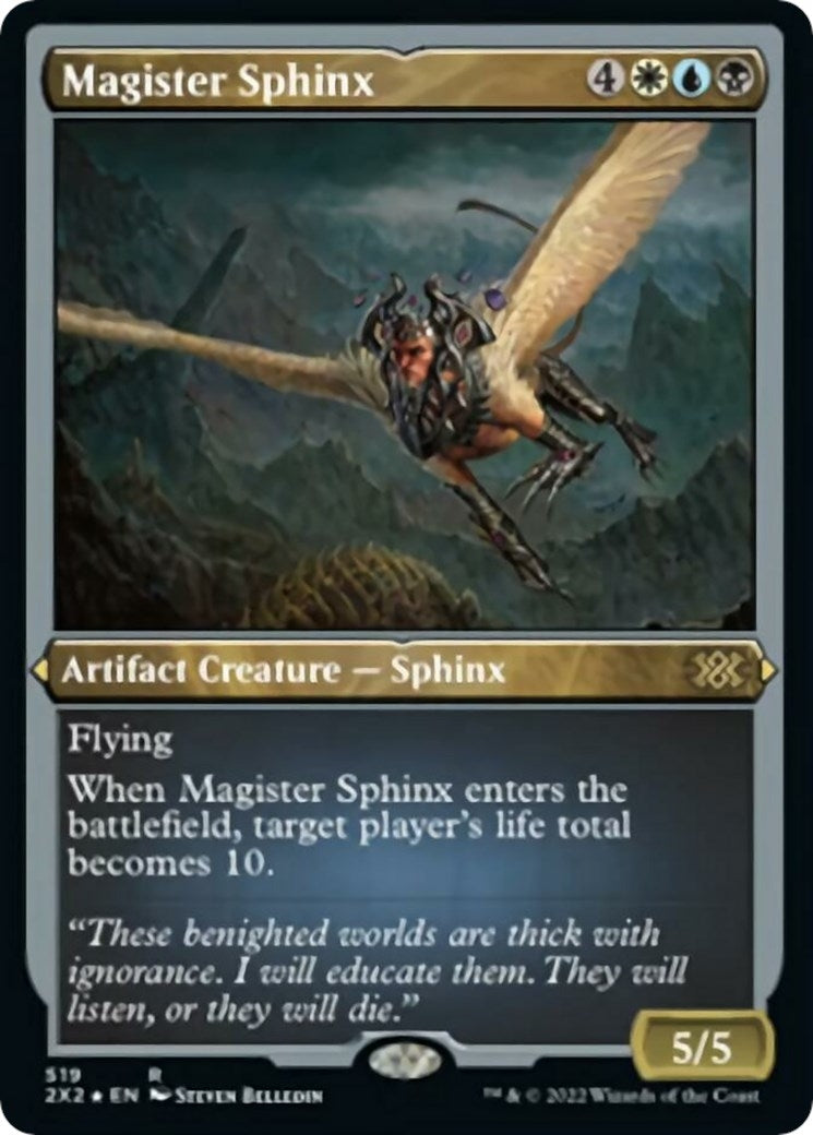 Magister Sphinx Foil Etched (519) [2X2]