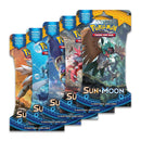 Sun and Moon Sleeved Booster Pack Art Bundle Set of 5 [SM01]