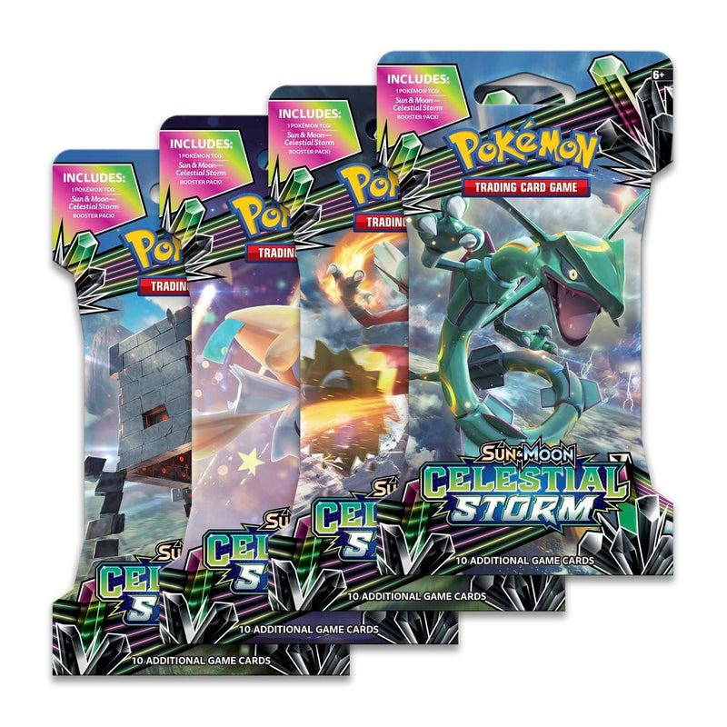 Celestial Storm Sleeved Booster Pack Art Bundle Set of 4 [CES]