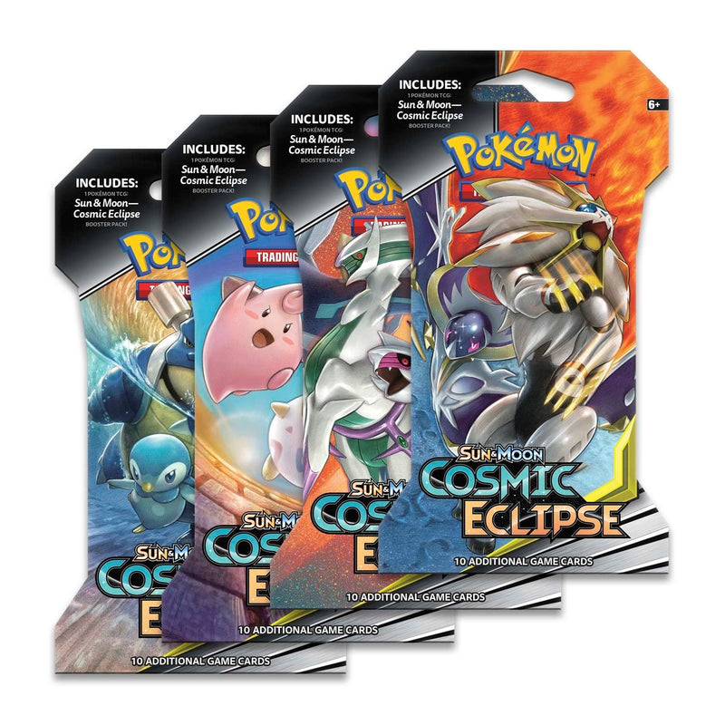 Cosmic Eclipse Sleeved Booster Pack Art Bundle Set of 4 [SM12]