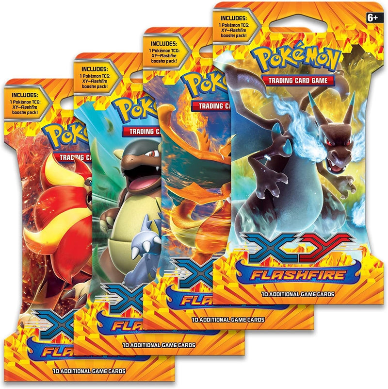 Flashfire Sleeved Booster Pack Art Bundle Set of 4 [FLF]