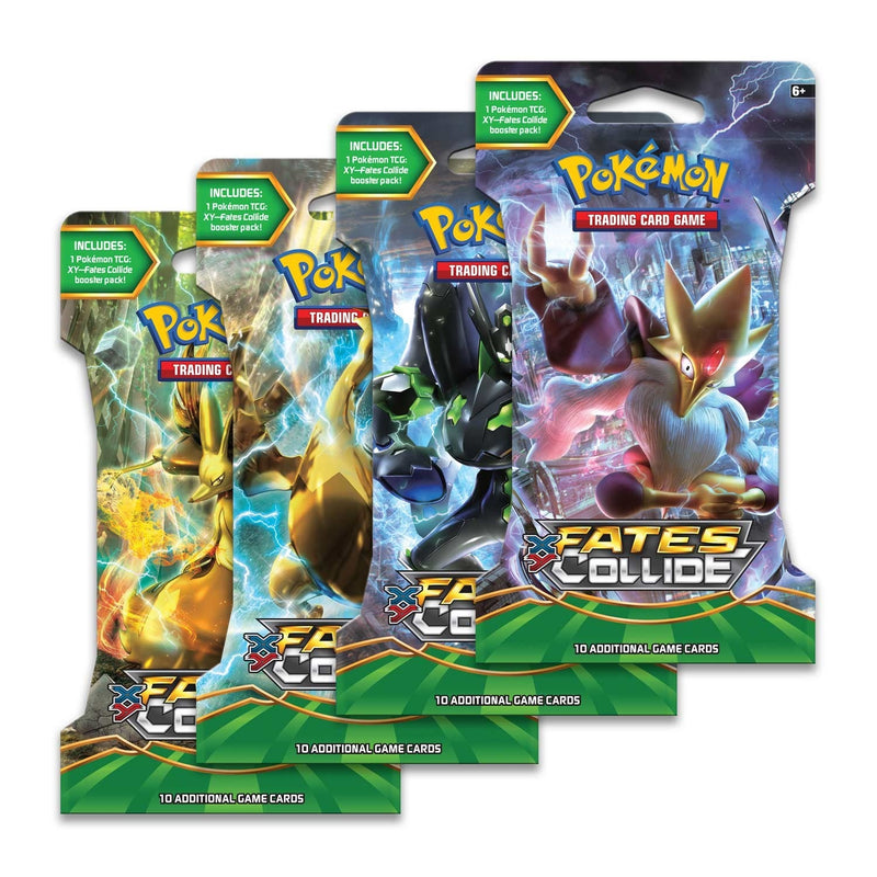 Fates Collide Sleeved Booster Pack Art Bundle Set of 4 [FCO]