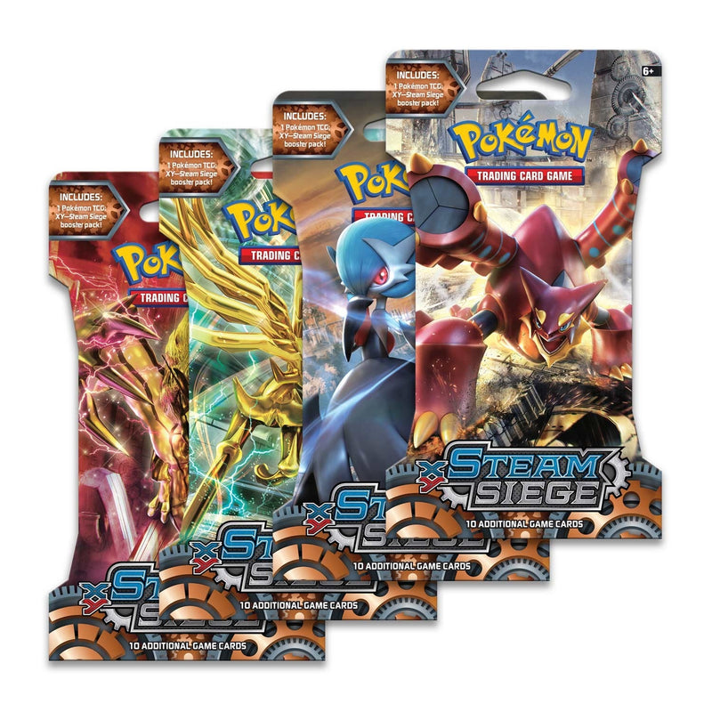 Steam Siege Sleeved Booster Pack Art Bundle Set of 4 [STS]