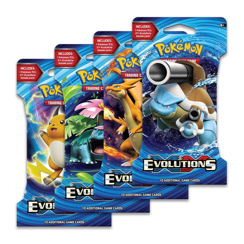 Evolutions Sleeved Booster Pack Art Bundle Set of 4 [EVO]