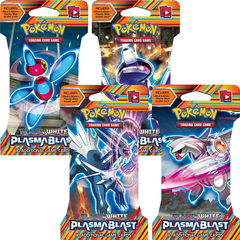 Plasma Blast Sleeved Booster Pack Art Bundle Set of 4 [PLB]