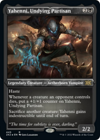 Yahenni Undying Partisan Foil Etched (445) [2X2]