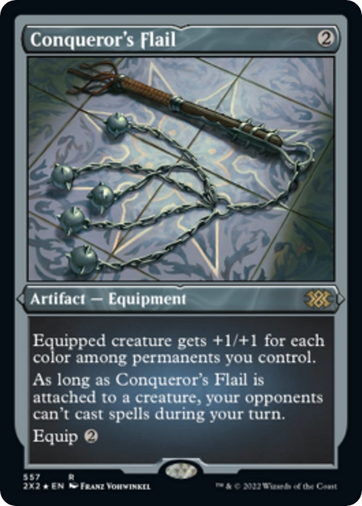 Conquerors Flail Foil Etched (557) [2X2]