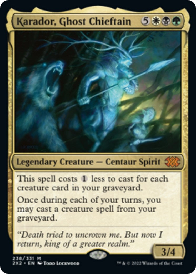 Karador, Ghost Chieftain [Double Masters 2022]