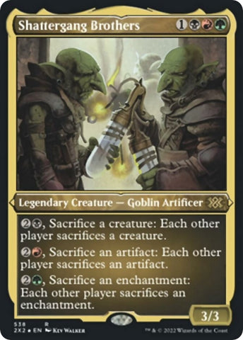 Shattergang Brothers Foil Etched (538) [2X2]