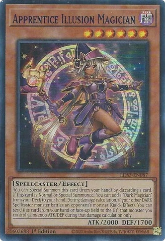 Apprentice Illusion Magician Blue (LDS3-EN087) [LDS3]