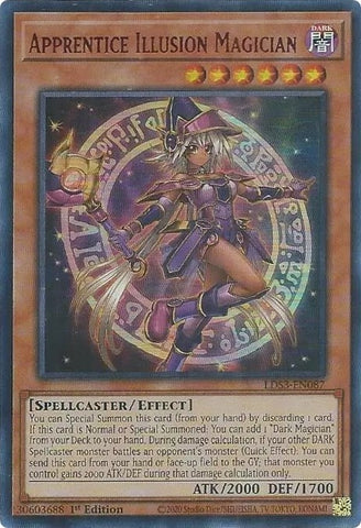Apprentice Illusion Magician Red (LDS3-EN087) [LDS3]