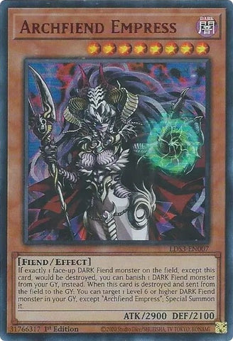 Archfiend Empress Red (LDS3-EN007) [LDS3]
