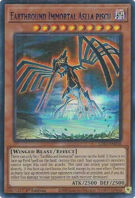 Earthbound Immortal Aslla Piscu Blue (LDS3-EN038) [LDS3]