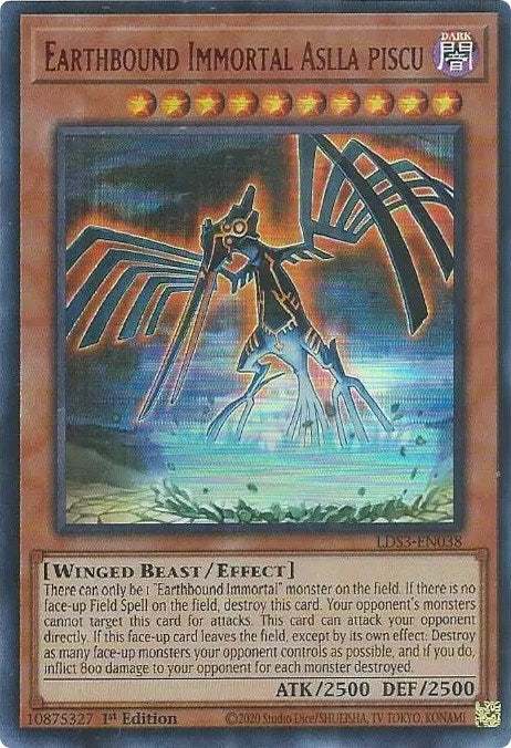Earthbound Immortal Aslla Piscu Red (LDS3-EN038) [LDS3]
