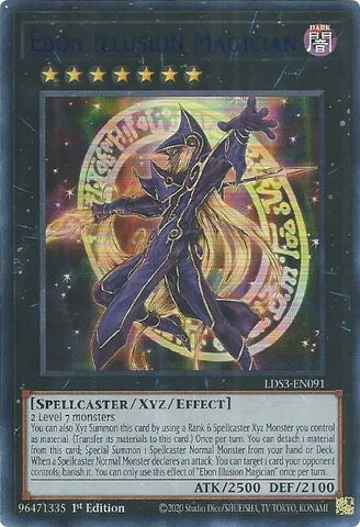 Ebon Illusion Magician Blue (LDS3-EN091) [LDS3]