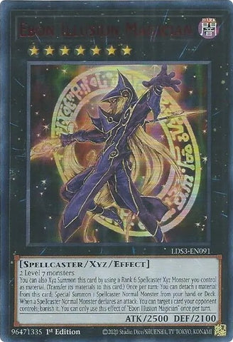 Ebon Illusion Magician Red (LDS3-EN091) [LDS3]