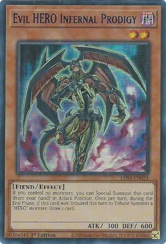 Evil HERO Infernal Prodigy Blue (LDS3-EN024) [LDS3]