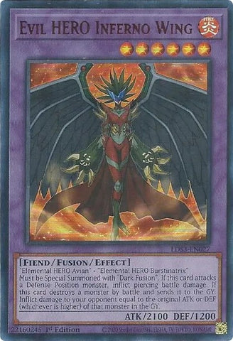 Evil HERO Inferno Wing Red (LDS3-EN027) [LDS3]