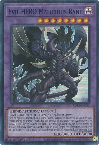 Evil HERO Malicious Bane Blue (LDS3-EN033) [LDS3]