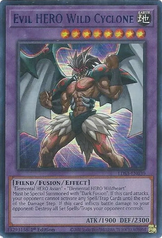Evil HERO Wild Cyclone Blue (LDS3-EN030) [LDS3]