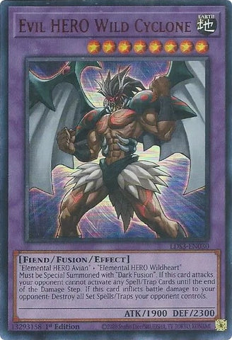 Evil HERO Wild Cyclone Red (LDS3-EN030) [LDS3]