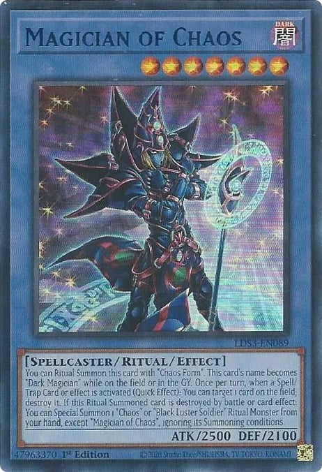 Magician of Chaos Blue (LDS3-EN089) [LDS3]