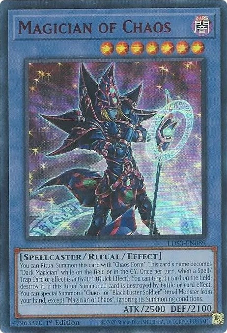 Magician of Chaos Red (LDS3-EN089) [LDS3]