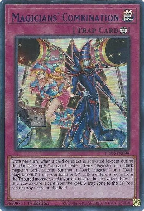 Magicians Combination Blue (LDS3-EN099) [LDS3]