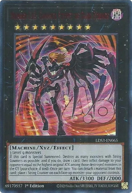 Number C40 Gimmick Puppet of Dark Strings Red (LDS3-EN065) [LDS3]