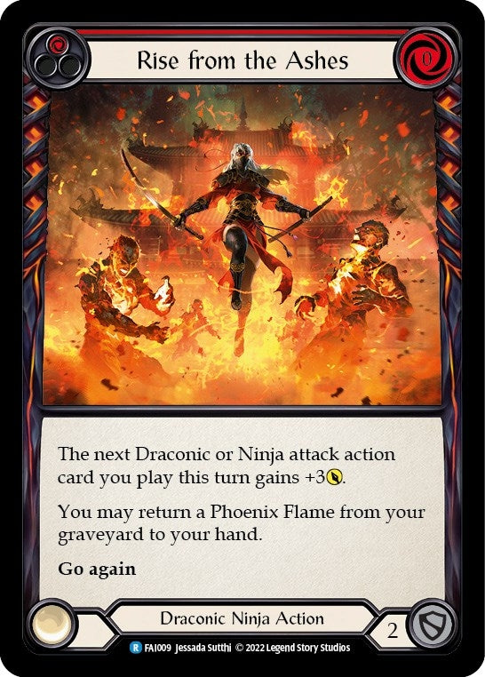Image for Rise From the Ashes (Red) [Blitz Deck: Uprising - Fai]