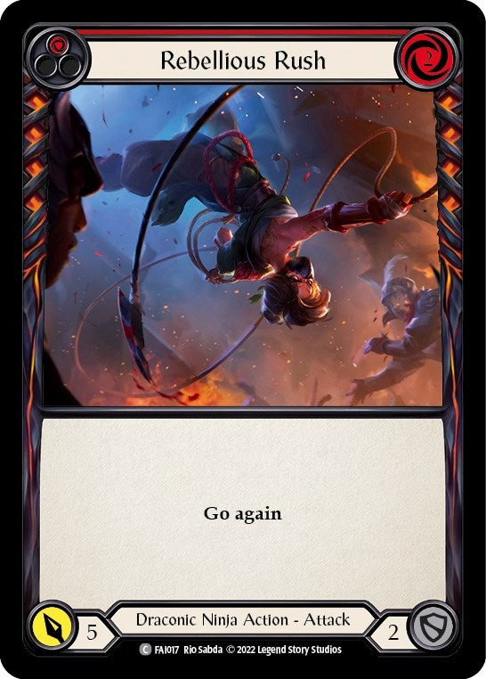 Image for Rebellious Rush (Red) [Blitz Deck: Uprising - Fai]